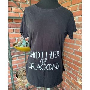 Mother of dragons Maternity tee shirt- Large